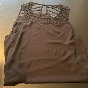 Black caged Torrid Tank! Size 3x